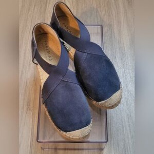 FABIOLAS Women's Navy Espadrille Shoes 39